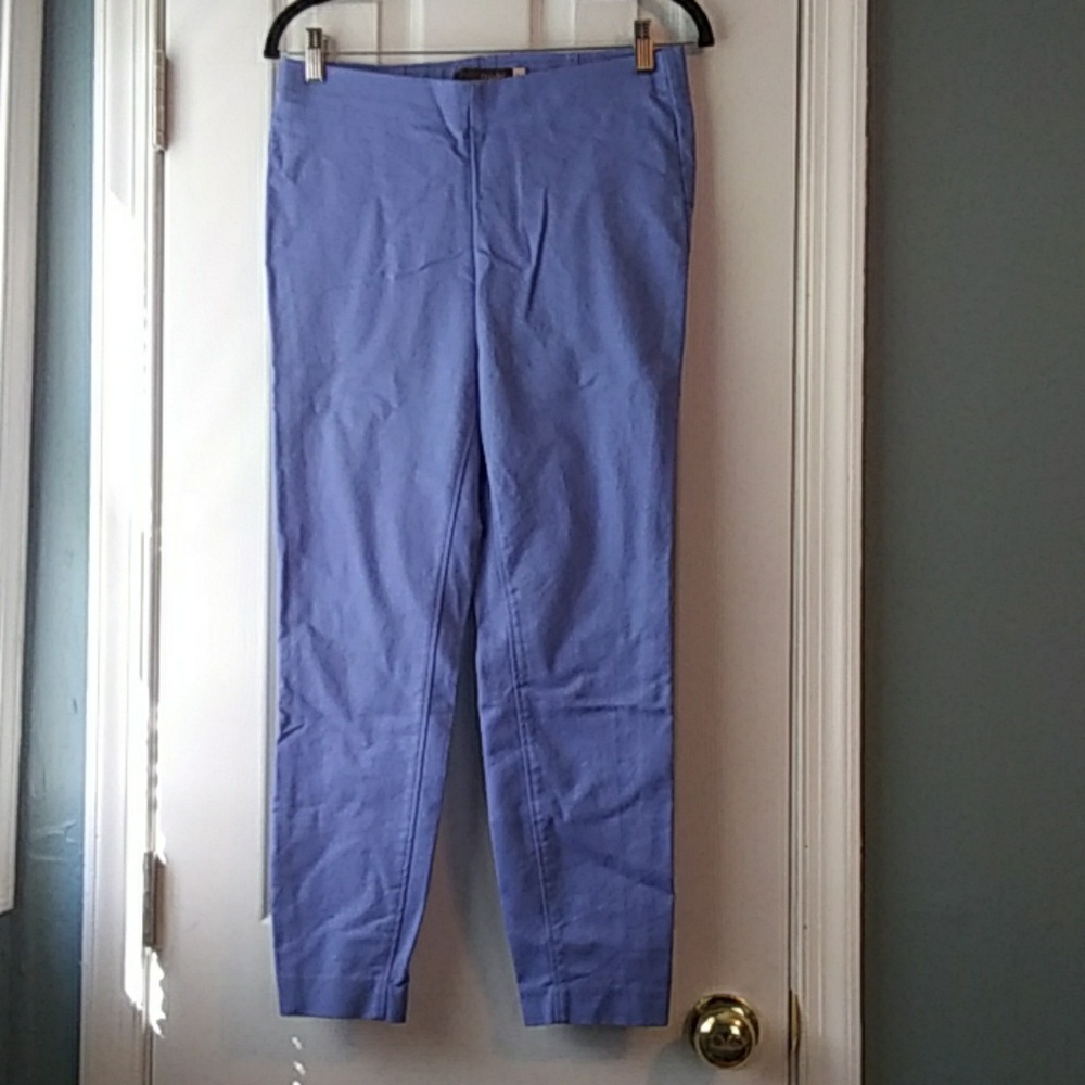 Light Blue Crop Dress Pants